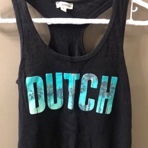 Tropical Dutch Bros tank top
